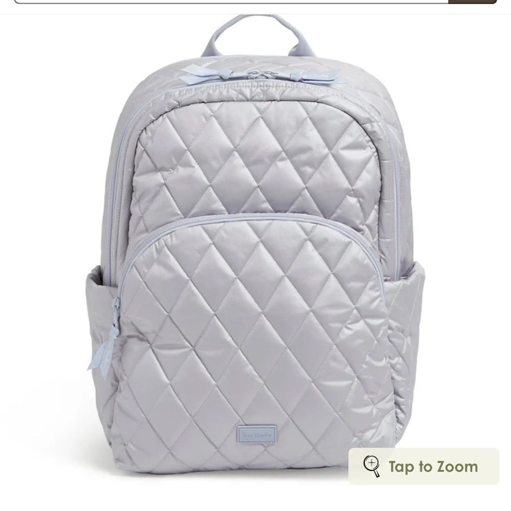 Vera Bradley Large Laptop Backpack in Ultralight Lavender Pearl NWT